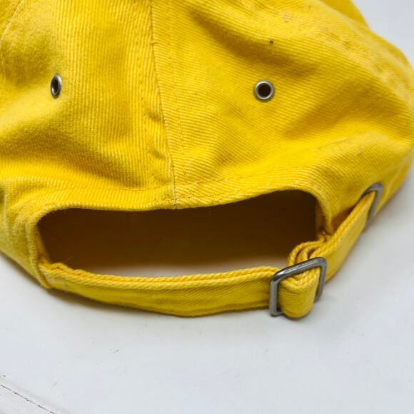 NEW! DEADSTOCK Salt Lake 2002 Olympics Adjustable Canvas Hat Cap Yellow - Picture 4 of 8